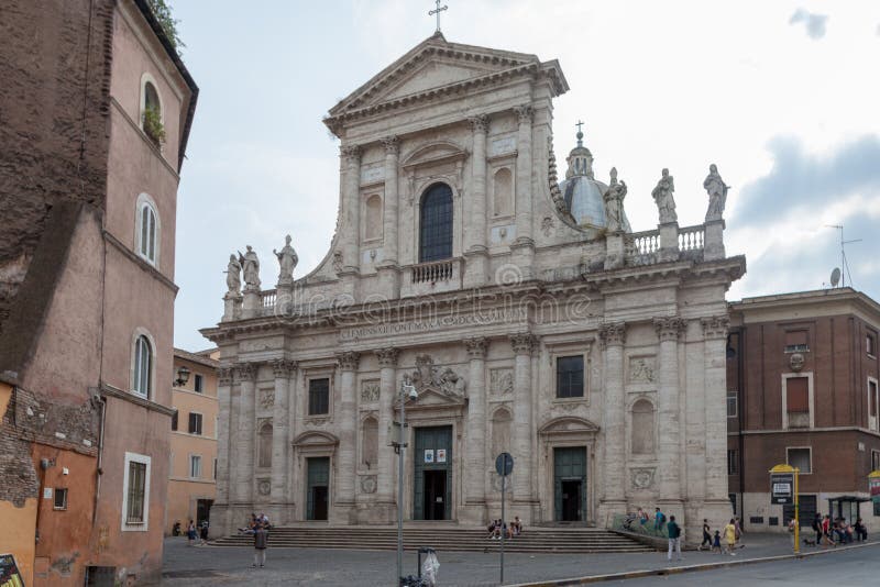 ROME Chiesa di San Giovanni Battista dei Fiorentini images stock ROME Chiesa di San Giovanni Battista dei Fiorentini images stock