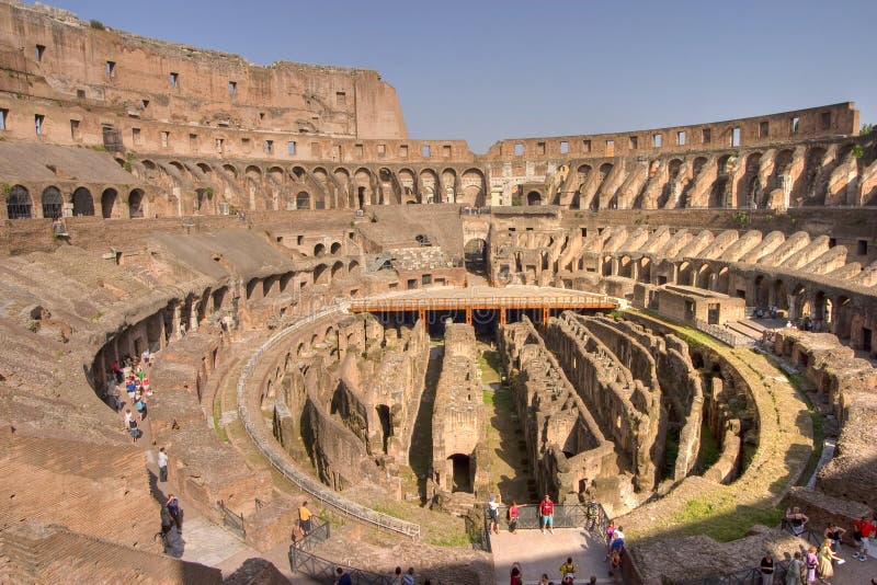 Rome Colosseum internal wide