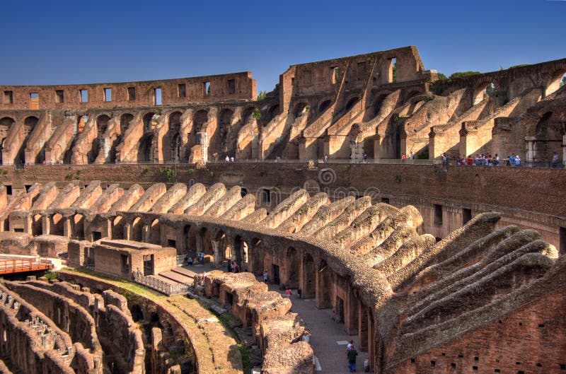 Rome Colosseum internal wide