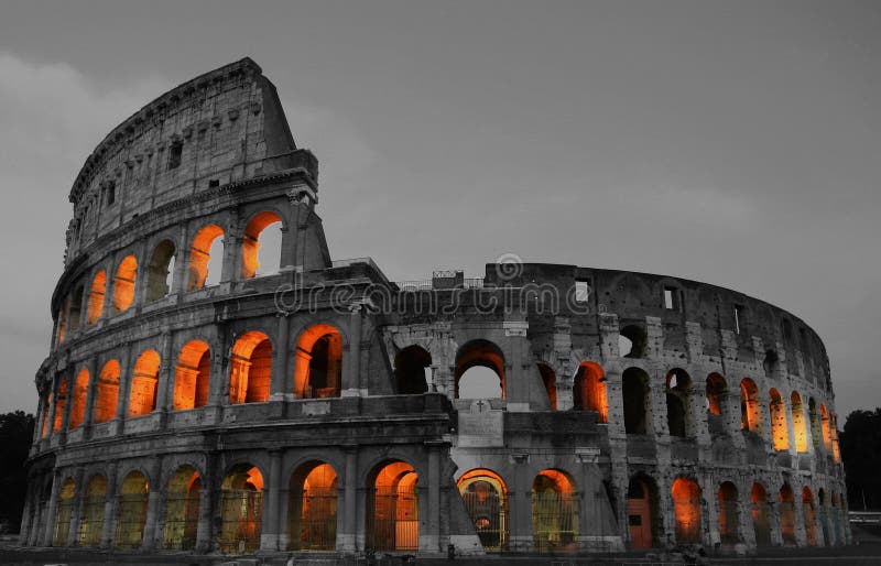 Una foto de en Roma,, en blanco y negro, la luz.