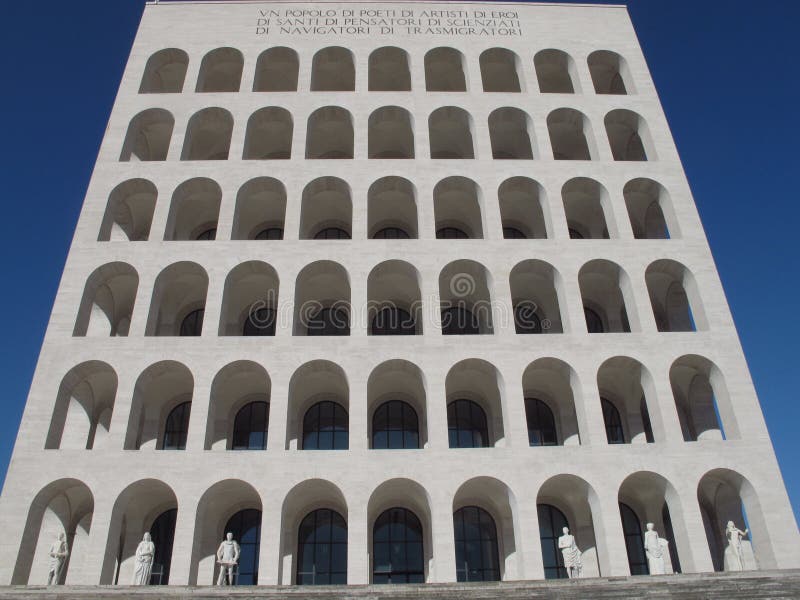 Rome The Fendi Palace stock image 