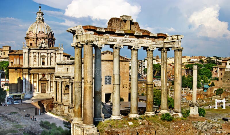Rome, Forum royalty free stock image