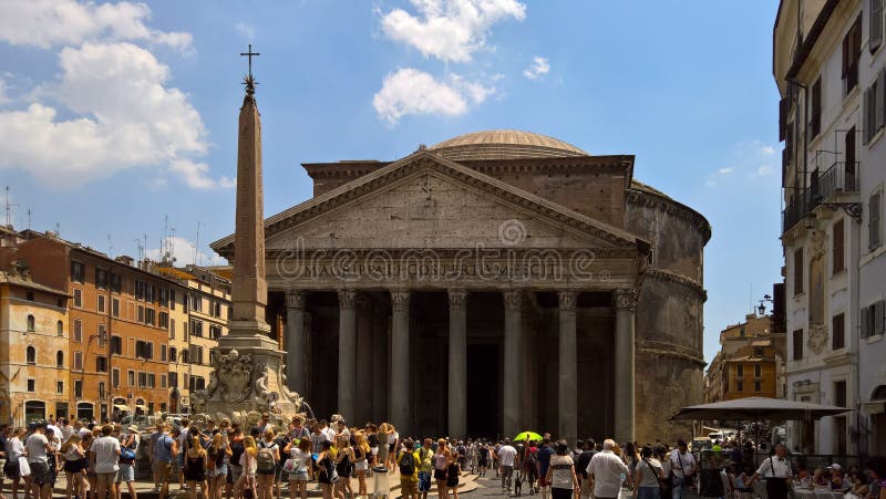 Rome Pantheon stock images