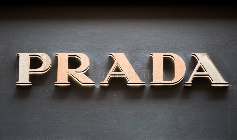 Rome, Italy - May 13, 2018: Prada Logo on Brand`s Store in Rome. Editorial  Stock Photo - Image of luxurious, lifestyle: 117408233