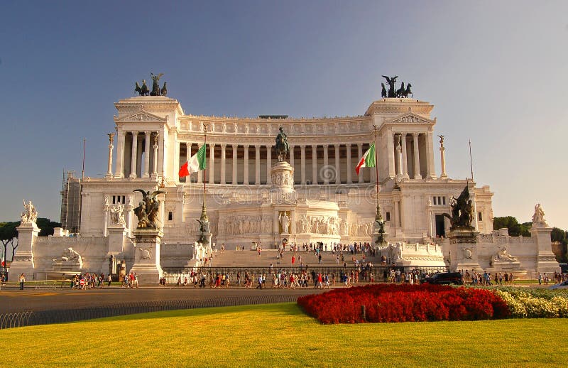 Rome Italy monument Monumento a Vittorio Emanuele II royalty free stock photos Rome Italy monument Monumento a Vittorio Emanuele II royalty free stock photos