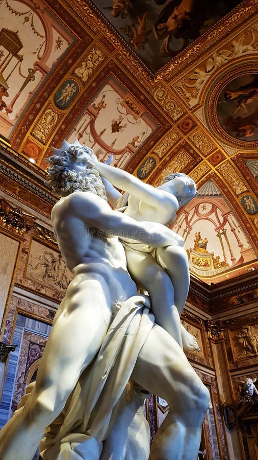 The of Proserpina, a famous sculpture of the Borghese Galle