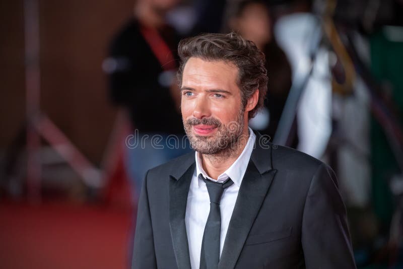 Nicolas Bedos walk the red carpet during the 14th Rome Film Festival