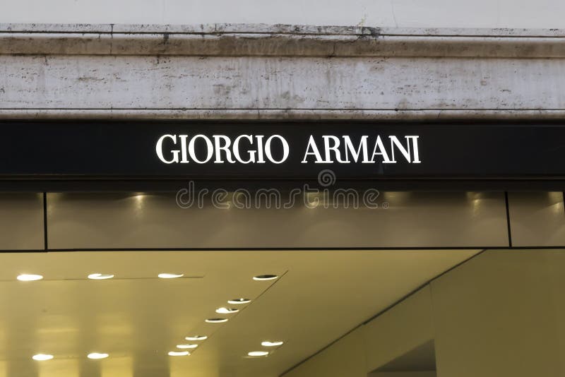507 Armani Logo Stock Photos - Free & Royalty-Free Stock Photos from  Dreamstime