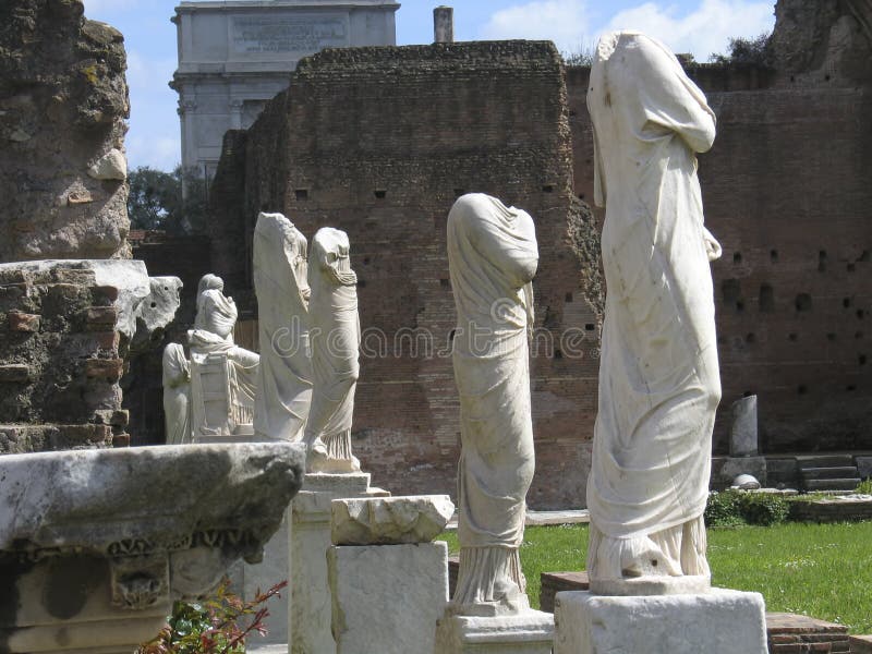 Rome: The ruins of the ancient roman forum