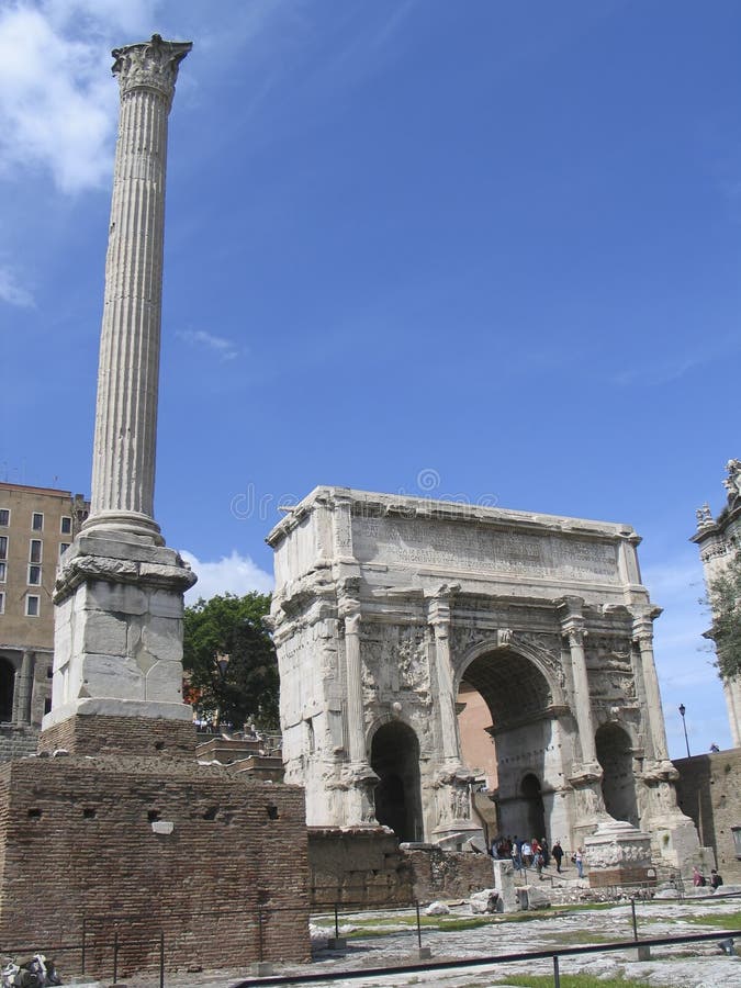 Rome: The ruins of the ancient roman forum