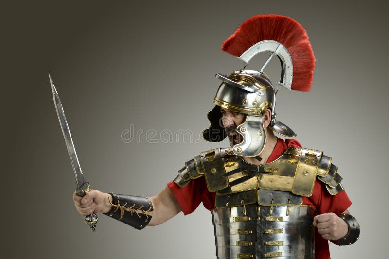 Romersk soldat med svärd