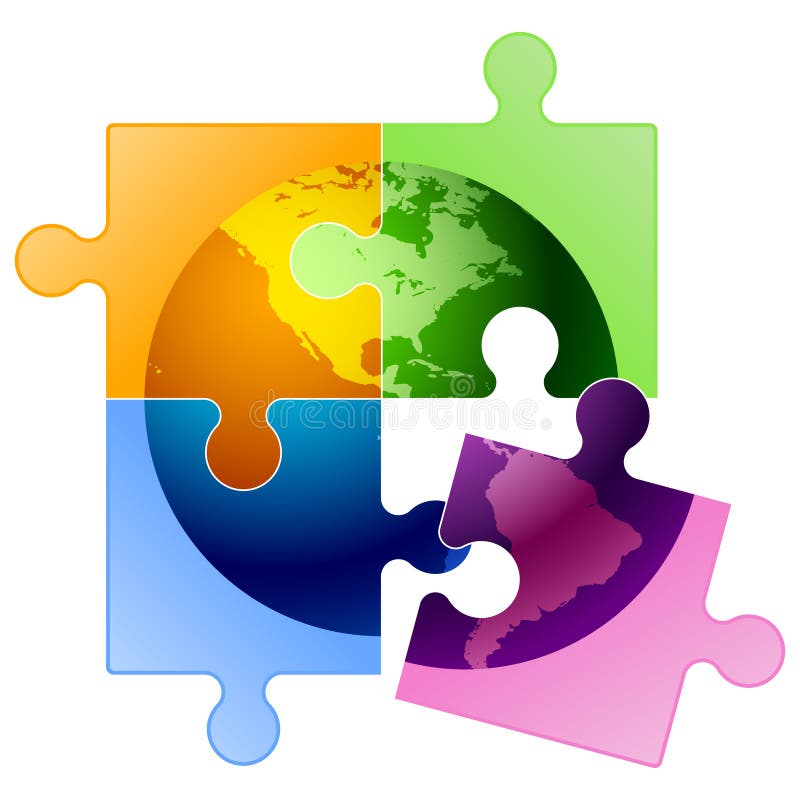 Rompecabezas. Vector. ilustración del vector. Ilustración de rompecabezas 8641088