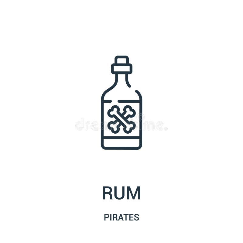 romsymbolsvektorn från piratkopierar samlingen Tunn linje illustration för vektor för romöversiktssymbol r royaltyfri illustrationer romsymbolsvektorn från piratkopierar samlingen Tunn linje illustration för vektor för romöversiktssymbol r royaltyfri illustrationer