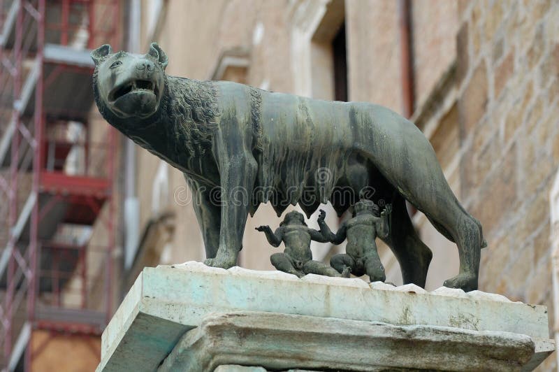 Romulus and Remus Statue in Rome Editorial Photography - Image of ...