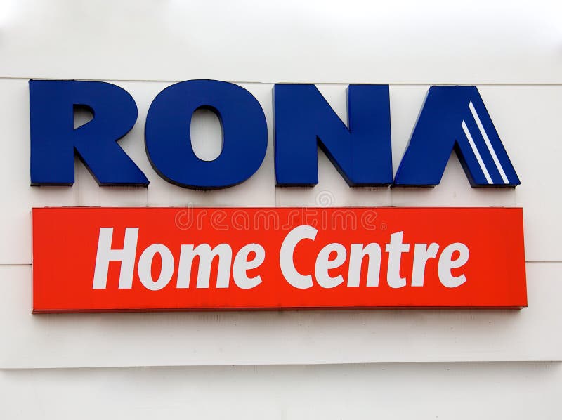 Rona Home Centre editorial stock image. Image of office 23194534