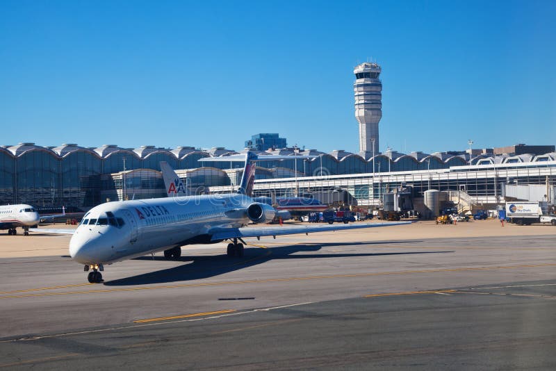 Ronald Reagan National Airport royalty free stock photos Ronald Reagan National Airport royalty free stock photos