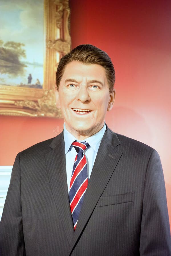 Ronald Reagan Wax Figure royalty free stock photos Ronald Reagan Wax Figure royalty free stock photos
