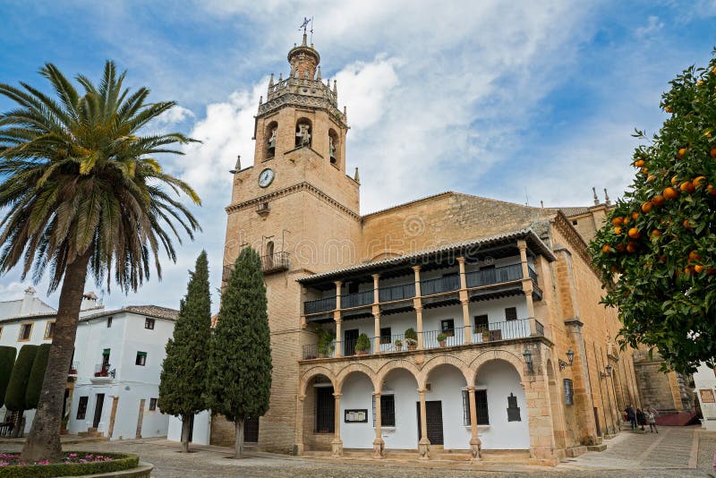 Catedral de Ronda fotografía de archivo libre de regalías