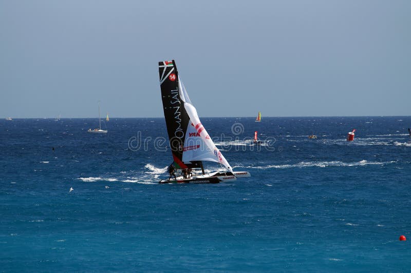 Ronde van Frankrijk een La-Voile 2017 stock foto Ronde van Frankrijk een La-Voile 2017 stock foto