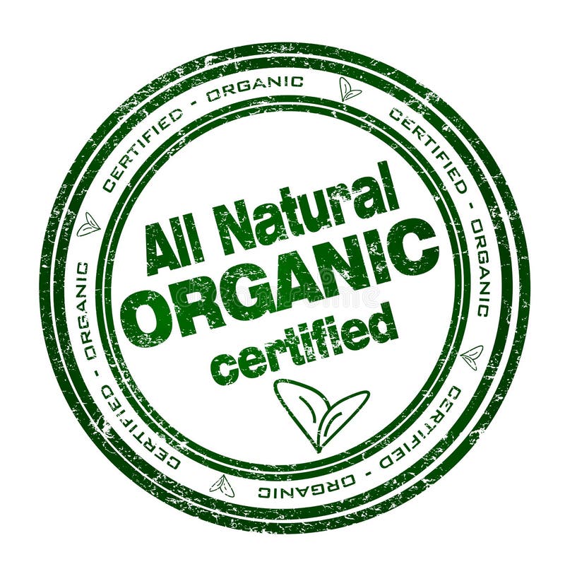Ronde zegel met tekst: Al Natuurlijke Organisch vector illustratie Ronde zegel met tekst: Al Natuurlijke Organisch vector illustratie