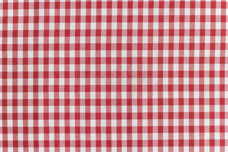 reinigen ik ben gelukkig Pikken Rood En Wit Geruit Tafelkleed Stock Afbeelding - Image of stof, textiel:  50976355