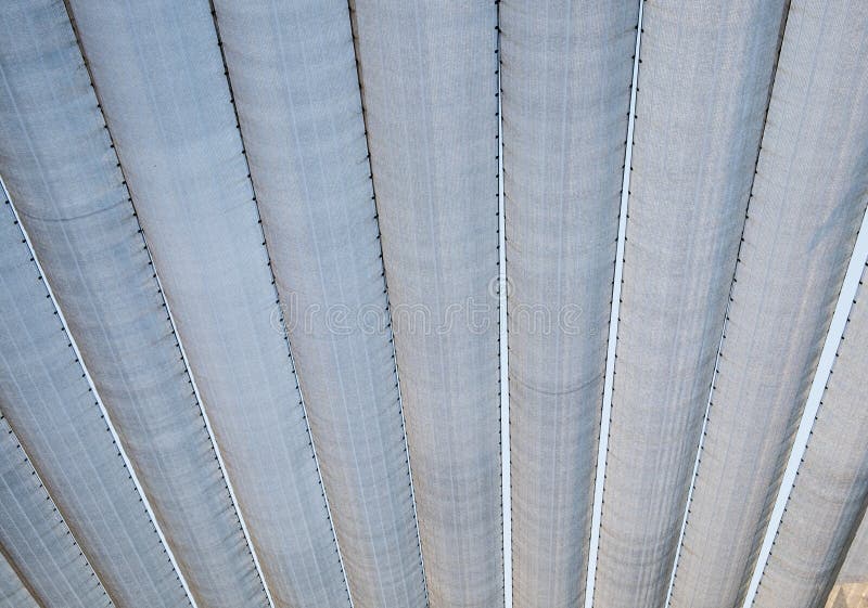 Roof Canopy Fabric Arranged Straight Line Stock Photo Image of closeup, parasol 80850434