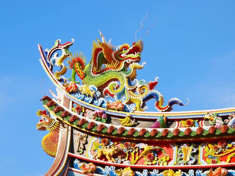 Roof of chinese temple