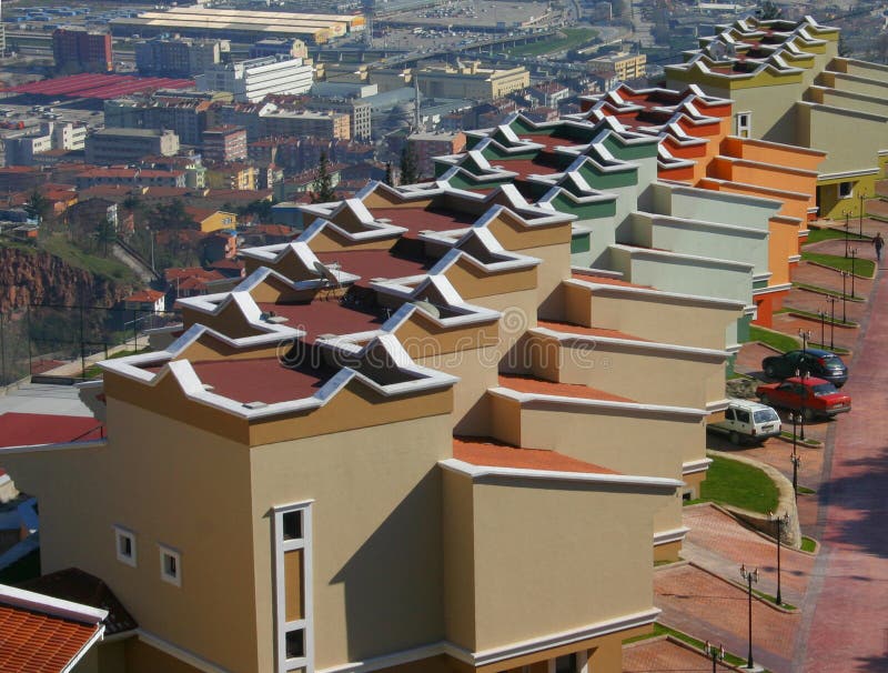 Roof Geometry stock photo. Image of condo, house, shapes 165582