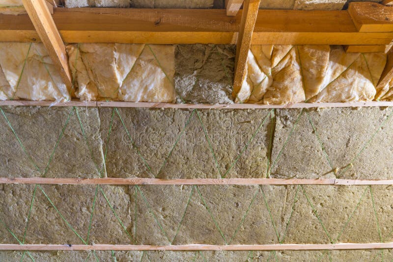The Roof is Insulated with Mineral Sheet Insulation, Mineral Wool is