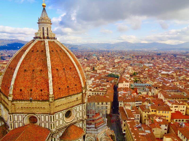 Roof-top and Duomo View in Florence, Italy Stock Image - Image of city ...