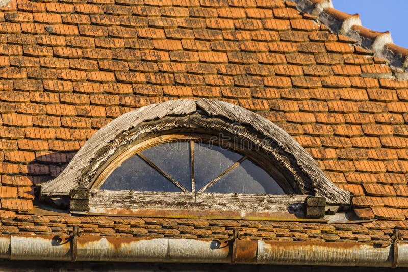 Roof and windows stock image. Image of structure, outdoors 36849267