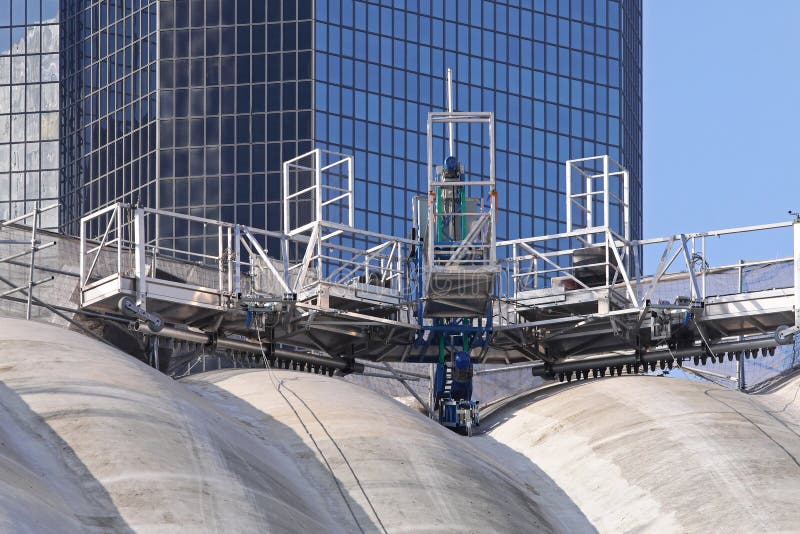 Roof work platform stock image. Image of construction 31116569