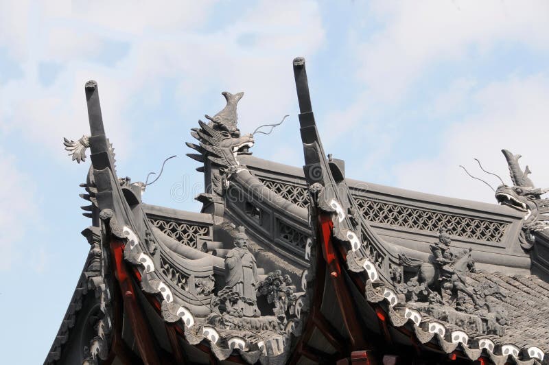 Roof In YuYuan Shanghai