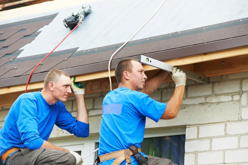 Roofing work with flex roof