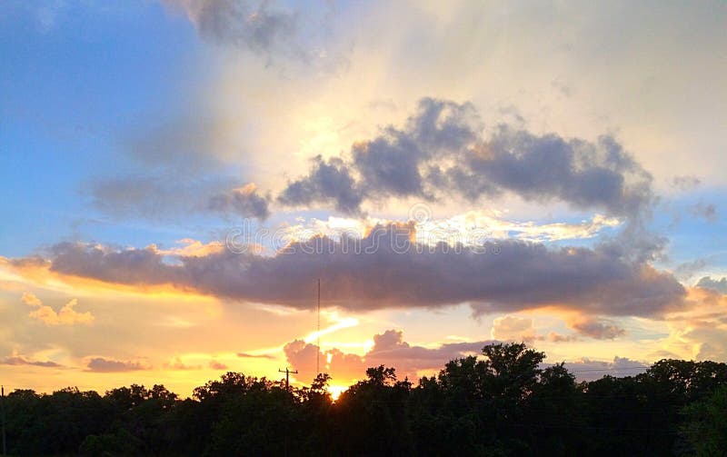 Rooftop Sunset in Lisbon, Portugal. Stock Photo Image of lights, view