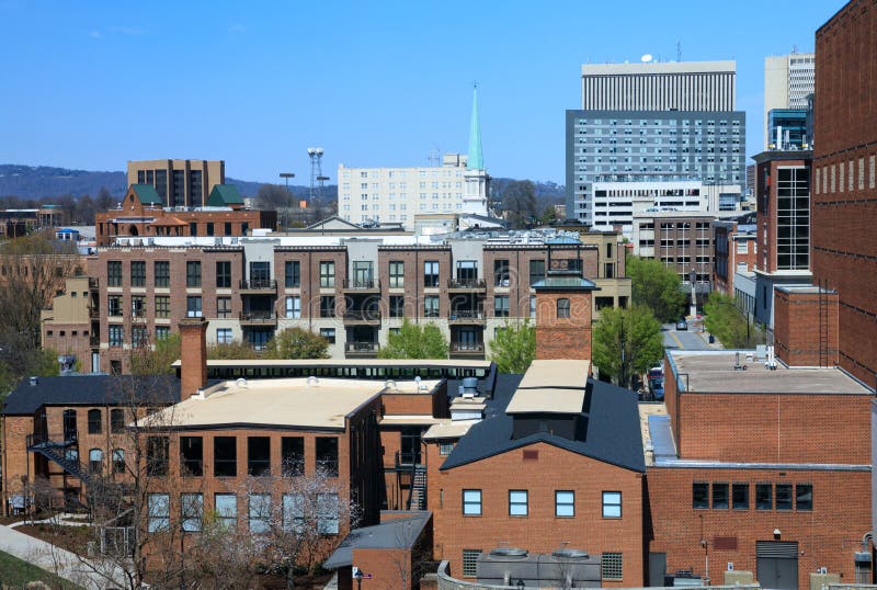 Rooftop View Greenville South Carolina