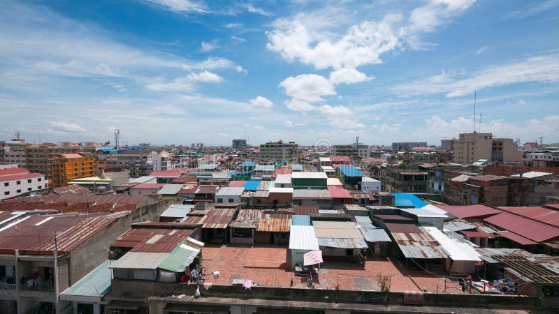 Rooftop view of Phnom Penh, Cambodia