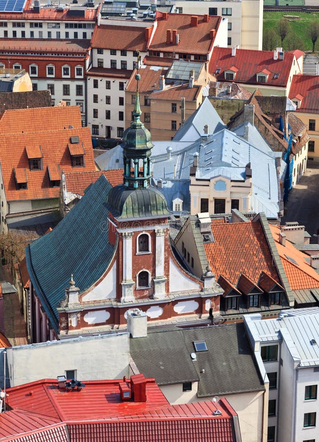 Rooftop view of Riga