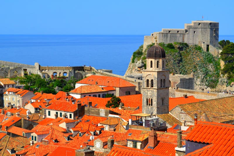 Rooftops in Dubrovnik, Croatia