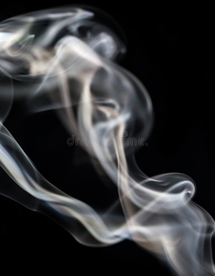 Rook op een zwarte achtergrond royalty-vrije stock afbeelding