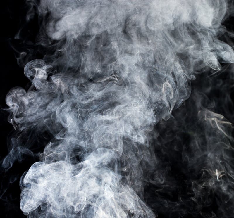 Rook op een zwarte achtergrond royalty-vrije stock afbeelding