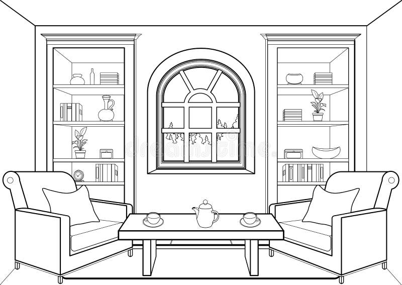 Related image Interior design sketches, Room perspective drawing, Drawing interi