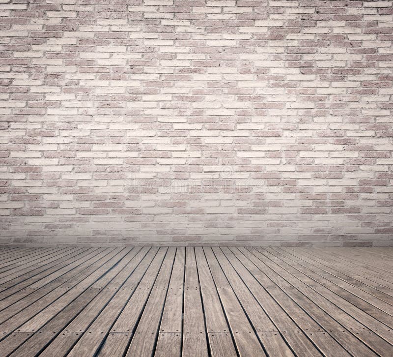 Room with white bricks stock photo. Image of architecture 68287558