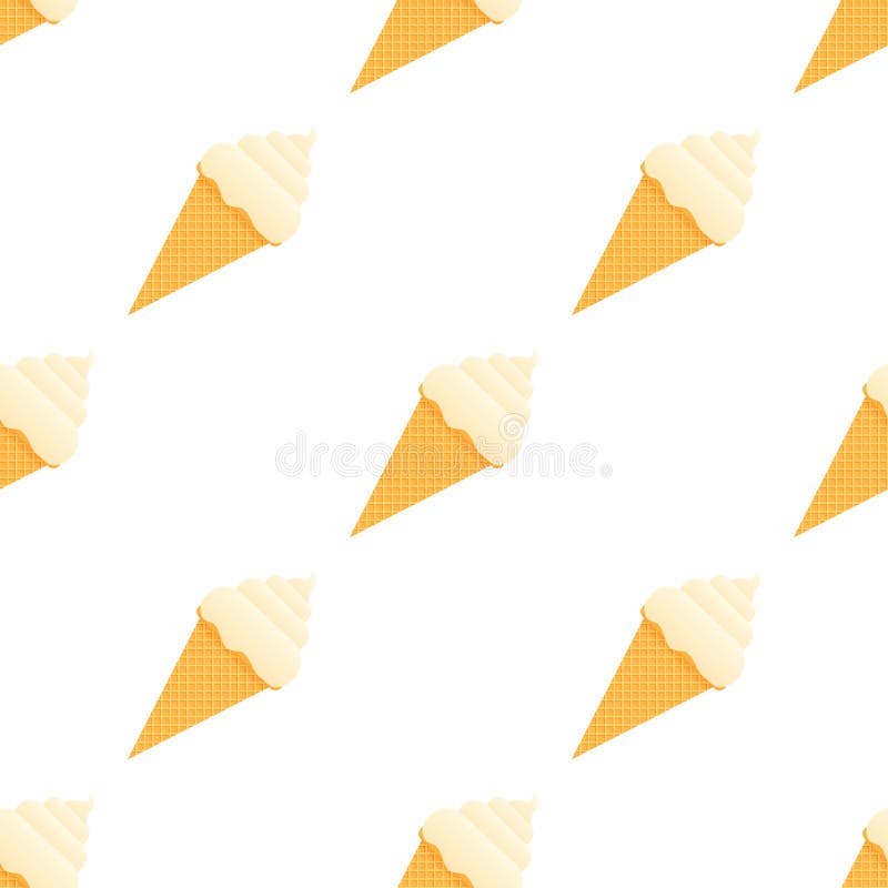 Roomijs vector naadloos patroon Vlak Ontwerp Vector voorraadillustratie stock illustratie Roomijs vector naadloos patroon Vlak Ontwerp Vector voorraadillustratie stock illustratie