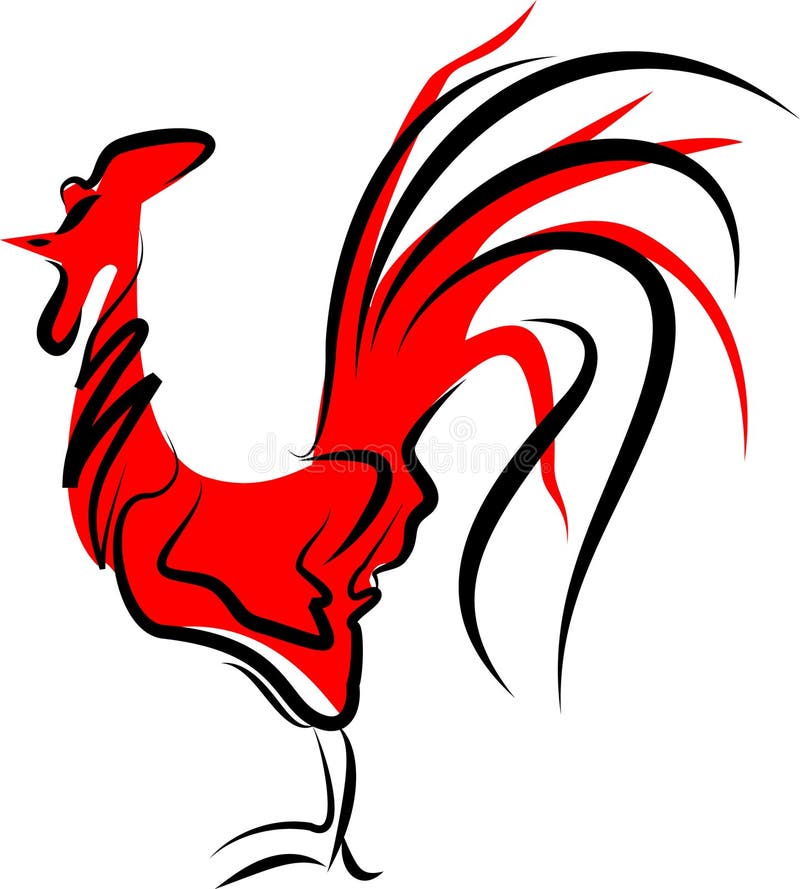 Rooster royalty free illustration