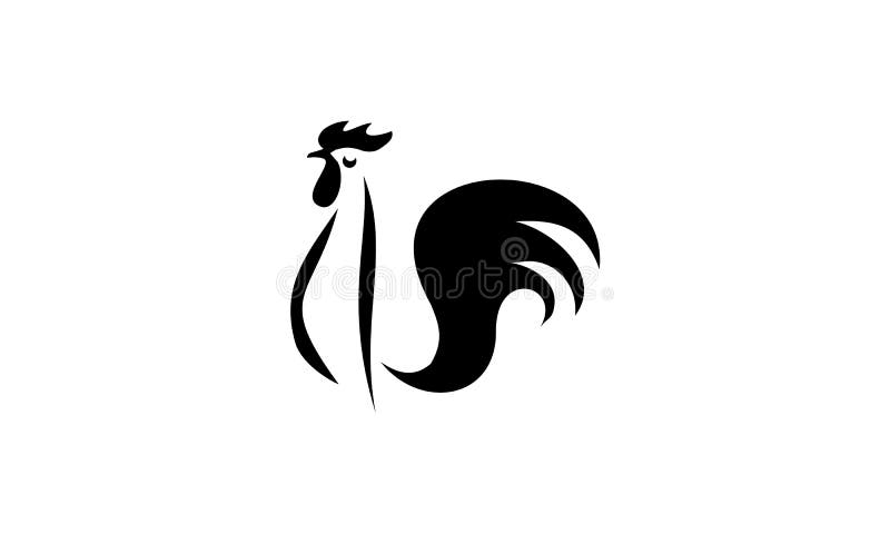 Rooster, Chicken Logo Character. Vector Flat Illustration Stock Vector ...