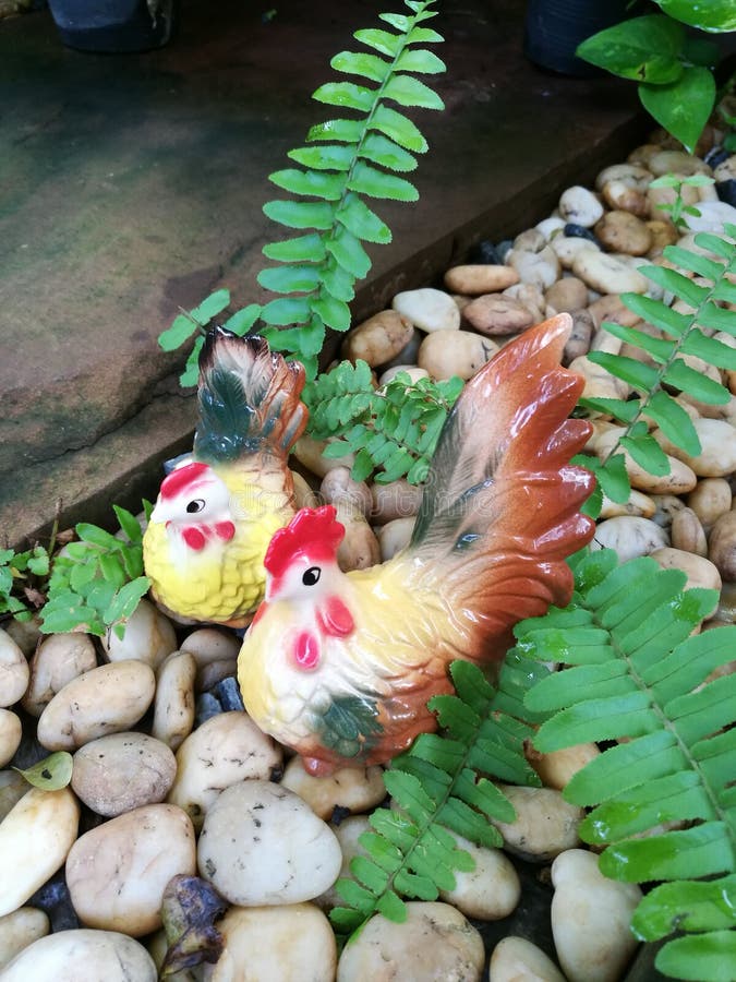 Ceramic chicken royalty free stock photography Ceramic chicken royalty free stock photography