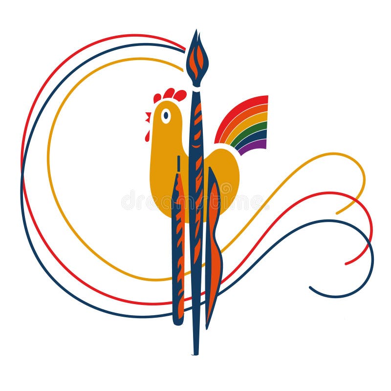 Rooster Tail Rainbow Stock Illustrations – 114 Rooster Tail