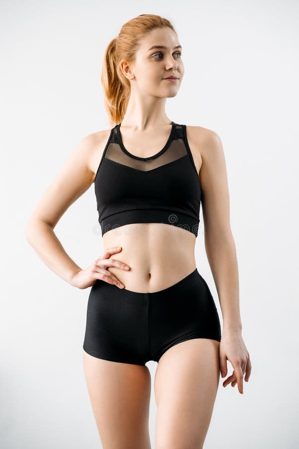 Ropa Deportiva Traje De Moda Para El Entrenamiento De La Mujer Delgada de archivo - Imagen de ejercicio, adulto: 220638049