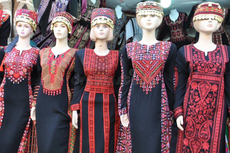 Ropa Palestina Las Mujeres Imagen de archivo Imagen musulmanes, 37991821